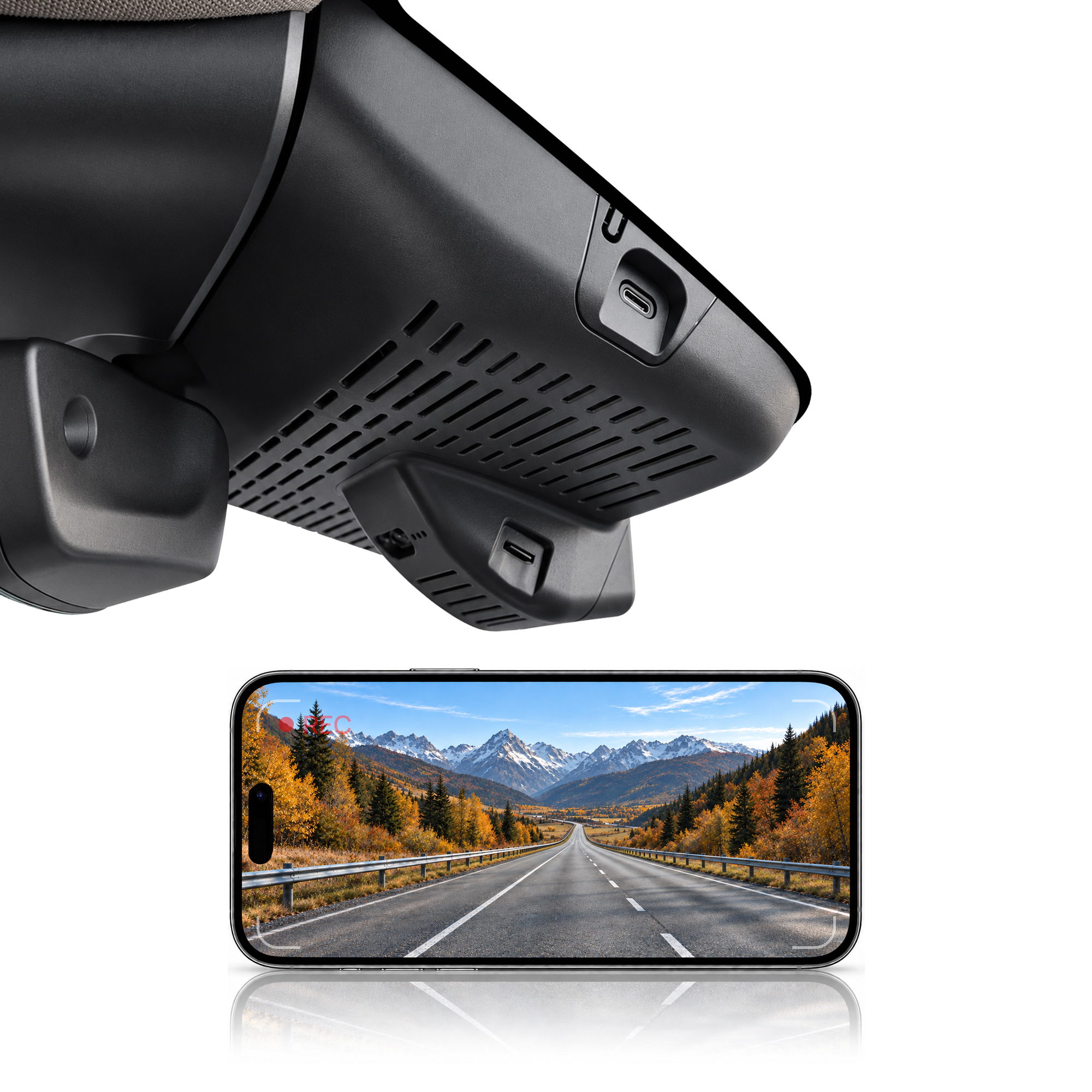 HIDVUE 4K Front Dash Cam for ARCFOX Alpha T5 2024-2026