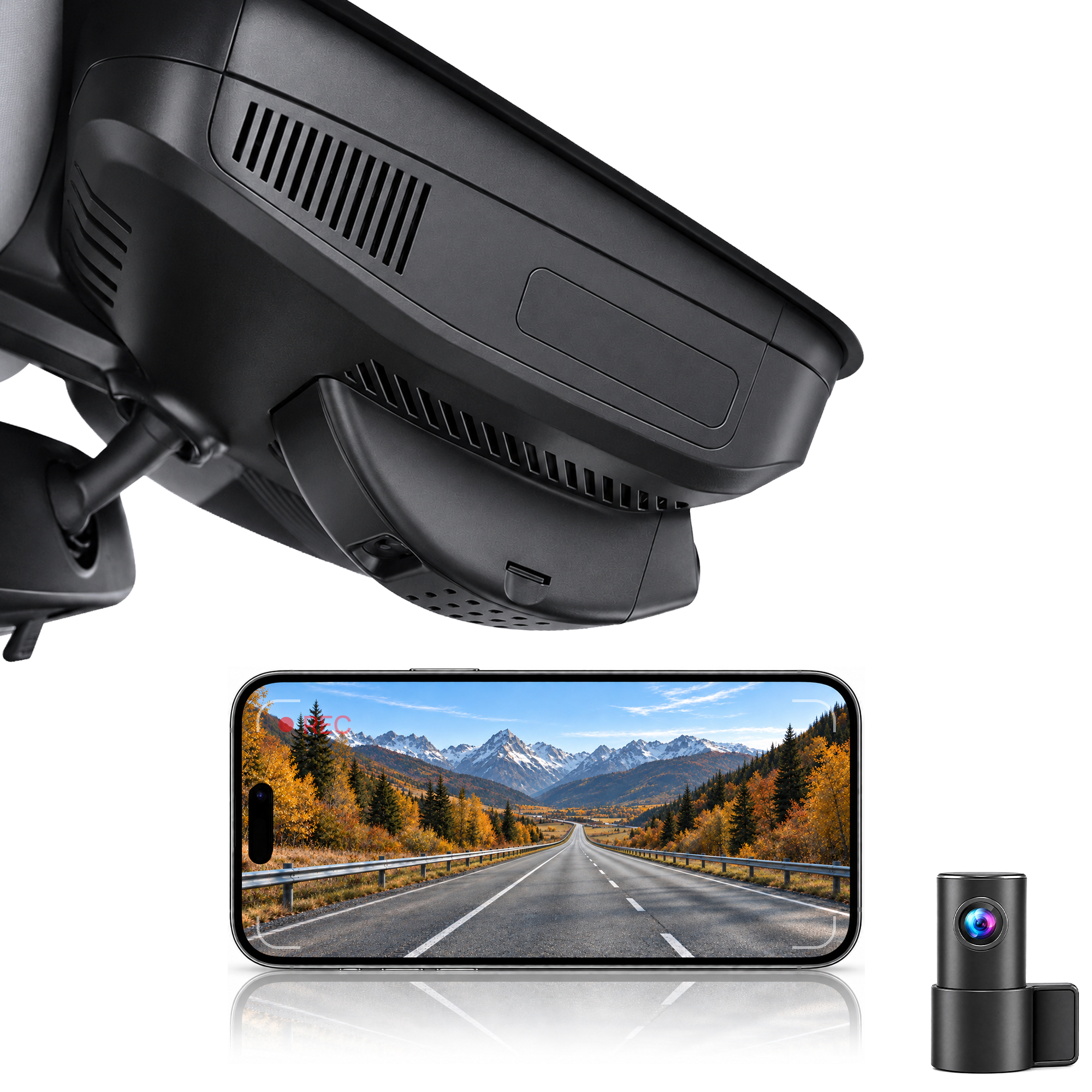 HIDVUE 4K Front + 1080P Rear Dash Cam for EXEED RX PHEV 2023-2026