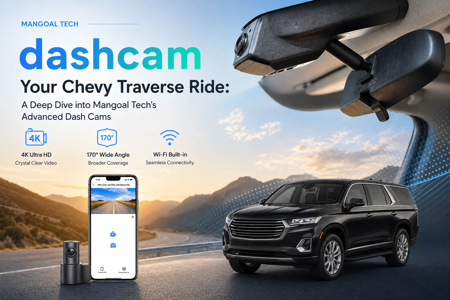 Mangoal Tech dashcam Your Chevy Traverse Ride